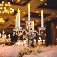 Bougies LED sans flamme à piles, lumière vacillante, bougies électriques portables, télécommande, décoration de la maison