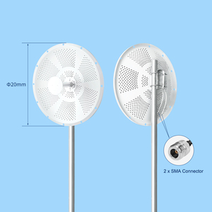 Dài phạm vi Parabol món ăn ăng-ten 4800-6500MHz trạm cơ sở <span class=keywords><strong>Wifi</strong></span> MIMO Directional Antenna 5GHz 33dbi với SMA kết nối - Product Image 2
