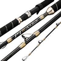 Caña de Pescar de 200-800 g, 30 kg, para Pesca Rápida con Jigging, para Pesca en Alta Mar, en Bote, con Spinning, Surfcasting, Pesca en Barco, Caña de Pescar Oceánica