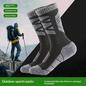 Chaussettes d'extérieur épaisses en tricot pour hommes, transfrontalières, avec semelle en tissu éponge, anti-frottement, absorbantes et respirantes, pour l'alpinisme et le <span class=keywords><strong>ski</strong></span> - Product Image 1