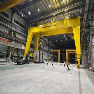 Système de pont roulant à double poutre personnalisé, solution de levage haute efficacité pour atelier et cour de 10 à 300 tonnes - Product Image 3
