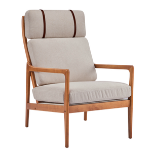 Fauteuil inclinable de loisirs en bois et tissu pour balcon d'hôtel, directement de l'usine Accent Home Furniture, idéal pour salon - Product Image 4