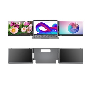 Nhà Máy Cung Cấp Trực Tiếp Kép Đôi Màn Hình Máy Tính Xách Tay 14Inch Máy Tính Xách Tay USB Extender Màn Hình Kép Di Động Di Động Mở Rộng Máy Tính Xách Tay Scree - Product Image 1