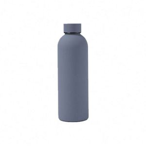 Ome Small Mouth 500Ml Insulated <b>Metal</b> 304 Stainless Steel Outdoor Matte Vacuum Sport Flask <b>Water</b> <b>Bottle</b> With Custom Logo - Product Image 5