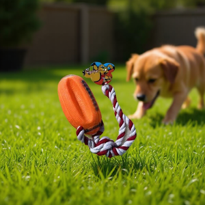 <b>Rope</b> Rugby 2 Interactive & Movement Pet Toy - Product Image 2