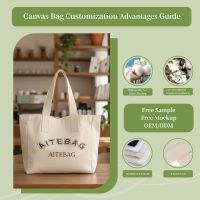 Bolsas de Tela de Algodón Reutilizables con Estampado de Letras y Logotipo Personalizado al por Mayor, con Asa Superior, Marca OEM