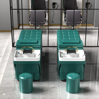 SENZHI nouveau lit de massage de lit de shampooing matériel PP avec machine de fumigation du système de circulation d'eau