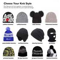 Gorro térmico con pompón, gorro de invierno cálido personalizado para adultos, gorro grueso de punto, forro polar, Unisex, informal, resistente al frío para exteriores
