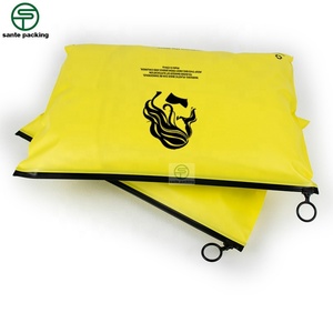 ถุงซิปล็อคแบบรีไซเคิลเคลือบด้านโฮโลแกรมพิมพ์โลโก้ได้ วัสดุ PE กันน้ำ สำหรับบรรจุภัณฑ์วิกผม รองเท้า ถุงเท้า ซิปแบบสไลเดอร์ - Product Image 2