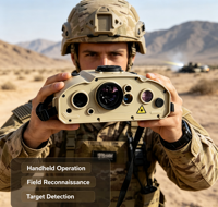 Détecteur de Sniper Chenhui Defense FinderPro-P, Scanner Portable de Sécurité des Frontières avec Télécommande pour Utilisation Intérieure/Extérieure