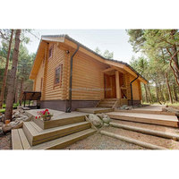 Cabane mobile en bois massif respirante de style asiatique pour l'extérieur, maison préfabriquée portable