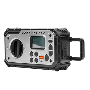 רדיו fm dab fm רדיו עם פאנל סולארי USB crank dynmo עם בנק כוח רמקול bt - Product Image 3