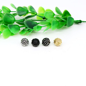 yunnique Stainless Steel Lion Head <b>Spacer</b> Beads Round For Bracelet Making DIY Jewelry Accessories - Product Image 3