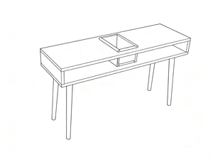 Escaparate de exhibición de cosméticos para muebles de uñas de belleza moderna, gabinete de esmalte de uñas, diseño de tienda de uñas - Product Image 6