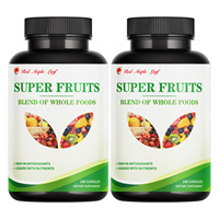 Biologische Superfruitcapsules met 30+ bessen, vruchten & antioxidanten |   Ondersteunt energie en dagelijks welzijn |   Volledige Voedingswaarde