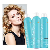 Spray coiffant en aérosol pour cheveux, Spray coiffant puissant et lavable
