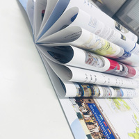 Meilleure qualité personnalisé imprimé prospectus publicitaires brochures dépliants A3/A4/A5/A6 tailles Service d'impression sain en carton