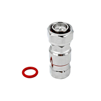 Superflex 1/2 \ "câble d'alimentation prise RF avec broches en laiton 1P 50ohm impédance Mini DIN connecteur mâle pince approvisionnement d'usine 4.3-10 Jack