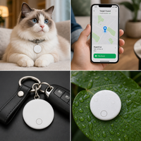 Traceur GPS pour animaux de compagnie, collier de localisation pour chat et chien avec Bluetooth, batterie ultra-longue durée, dispositif anti-perte pour chats et chiens