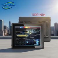Monitor Industrial de 15.6 Pulgadas, 1000 Nits, Legible Bajo la Luz Solar, Táctil Capacitivo, IP65, Resistente al Agua, Montaje Frontal en Panel, HD, DVI, VGA, OEM, ODM
