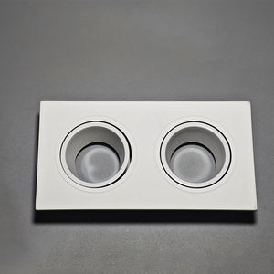 غطاء إطار لمبة ليد أسود كروم أبيض أسود فضي ذهبي عاكس عميق مضاد للوهج قابل للتعديل إطار ضوء نقطة Mr16 - Product Image 2