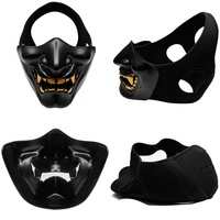 Prajna Style Daemonophobia Demi-Visage Masque Tactique Roman Fluorescence Effet Cosplay Halloween Party Masque Chasse Accessoires