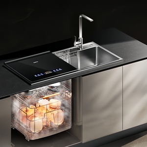 Escurridor de Platos de Doble Capa, Lavable, Colocación Flexible, Sin Necesidad de Dobrarse, para Lavar Mariscos, Frutas y Verduras, con Fuerte Drenaje - Product Image 2