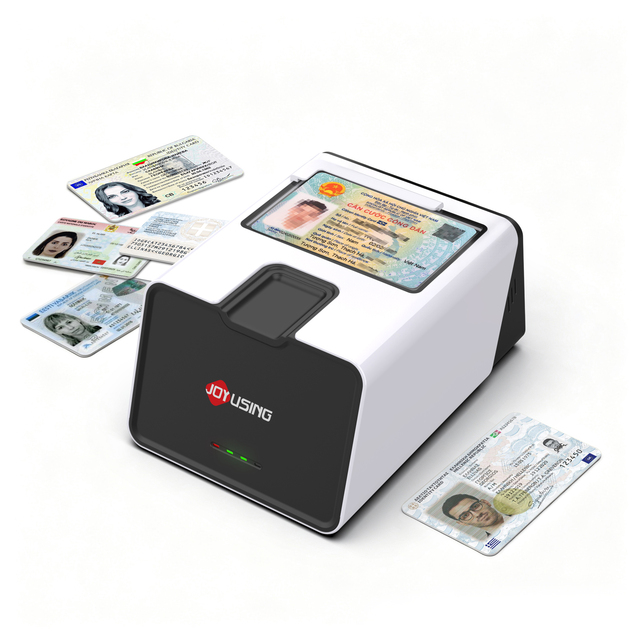 Joyusing New Id Card Reader for National Identity Card Scanner and Passport AUTO Reader Barcode Scanner
