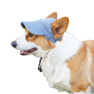 Chapéu de Pescador para Animais de Estimação com Logo Personalizado em Corduroy Xadrez, Acessórios para Cães ao Ar Livre para o Verão e Halloween - Product Image 3