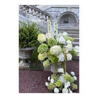 Bouquet de fleurs artificielles personnalisé pour centre de table, boule de fleurs, arrangement de mariage, décoration pour table de bar
