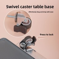 Repose-pieds en mousse à mémoire de forme de conception nouvelle avec plateau à outils mobile, hauteur réglable, support pour pédicure pour salon de manucure et usage domestique