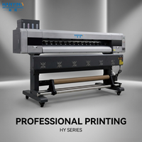 Nueva Impresora de Formato Ancho HY-1602 de Alta Calidad, 1.6m, Eco Solvente, Totalmente Automática, 2 Cabezales I3200, para Impresión de Banners Flexibles y Adhesivos