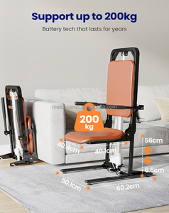 Mateside thủy lực bệnh nhân Lift chuyển ghế với <span class=keywords><strong>commode</strong></span> xe lăn nhà di động sử dụng cho nằm liệt giường người cao tuổi - Product Image 2