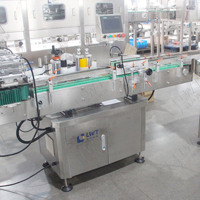 Leadworld — étiqueteuse automatique pour bouteilles de vin, pot en verre, vin, yaourt, applicateur de polissage semi-adhésif, étiqueteuse en caoutchouc