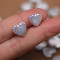 10-11mm vente en gros perle d'eau douce en forme de coeur perles en vrac perles perles pour femmes bijoux à bricoler soi-même