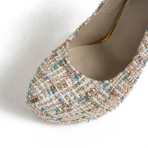 Chaussures pour femme Nouvelle Marque 2025 Nouvelles Sandales de Mariage Femme Plateformes Robes de Soirée Escarpins Sexy Talons Hauts - Product Image 6