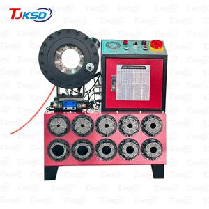 เครื่องจีบสายไฮดรอลิกอัตโนมัติ 220V/380V ได้รับการรับรองมาตรฐาน CE ISO พร้อมเครื่องยนต์และปั๊ม แรงกด 560 ตัน พร้อมแม่พิมพ์ 10 ชิ้น - Product Image 3