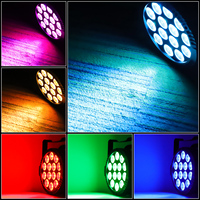 Projecteur PAR 14 LED RGBW 4-en-1 pour Scène, Éclairage DMX à Mélange de Couleurs pour Fêtes, DJ, Spectacles Disco avec Contrôle par Application
