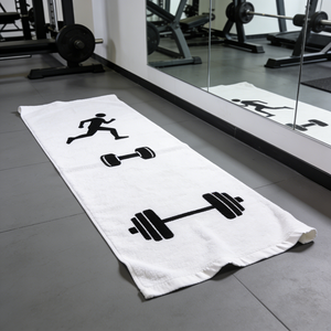 Toalla de Gimnasio de Microfibra Reutilizable, Ecológica, de Secado Rápido, con Impresión Personalizada y Logotipo, Muestra Gratis Disponible - Product Image 6