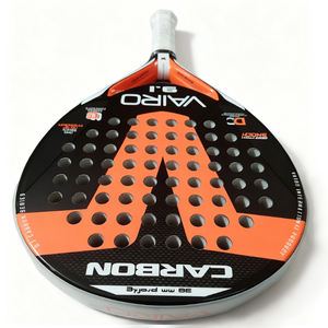 Pala de Pádel <span class=keywords><strong>VAIRO</strong></span> 9.1 CARBON, Raqueta de Tenis de Fibra de Carbono con Núcleo de Espuma EVA, Equipo Deportivo Profesional, Marrón y Negro - Product Image 6