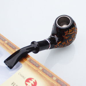 <span class=keywords><strong>2025</strong></span> Qianxun Màu Sắc Ngẫu Nhiên Mới Cá Tính Thảo Mộc Hút Thuốc Sáng Tạo Khắc Nhựa Ống Hút Thuốc Ống Thuốc Lá - Product Image 3