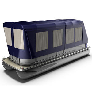 Housses et enclos <span class=keywords><strong>de</strong></span> bateaux pontons soudés personnalisés avec <span class=keywords><strong>toile</strong></span> - Product Image 4