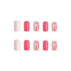 Oferta Especial: Set de 24 <span class=keywords><strong>Uñas</strong></span> Postizas Vibrantes en <span class=keywords><strong>Rosa</strong></span>, Fáciles de Aplicar y Reutilizables para Niñas/Mujeres - Product Image 4