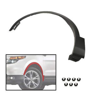 Avant Fender <span class=keywords><strong>Flare</strong></span> Roue Bien Arc Moulage Fit Pour 2011-2015 Ford <span class=keywords><strong>Explorer</strong></span> 2012 2013 2014 FO1290126 - Product Image 1