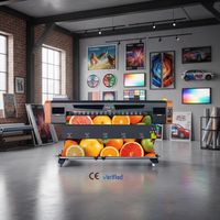 Impresora Eco-Solvente de Formato Grande de 1.8m con Doble Cabezal de Impresión I3200 para Pancartas Publicitarias y Vinilo Rollo a Rollo