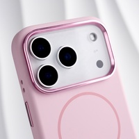 JOYPORODO S071 Casing Ponsel Silikon Cair Mewah untuk iPhone 18 17 16 15 14 Pro Max Trendy Anti Benturan Coque Silikon untuk Samsung