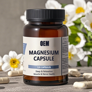Oem/Odm Magnesium Glycinaat <span class=keywords><strong>Capsules</strong></span> Voedingssupplementen Met Private Label, 100% Chelated & Gezuiverd, Magnesium Supplement - Product Image 2
