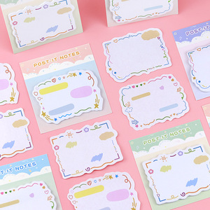 Inspirational Sticky Note Ins Style High-Value Creative Personalized <b>Memo</b> <b>Pads</b> for Students Strong Adhesive Reusable Notes - Product Image 4