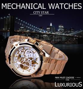 Forsining Heren Skelet Mechanisch Horloge Met Luxe Roestvrijstalen Armband Ovale Kast En 22Mm Bandbreedte Glazen Wijzerplaat - Product Image 6