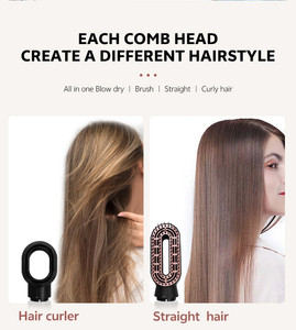 5 in 1 High Speed Motor Fast Dry <strong>Hair</strong> Straightener Curling Blow Hot Air Styler Blow <strong>Dryer</strong> <strong>with</strong> <strong>Comb</strong> - Product Image 5
